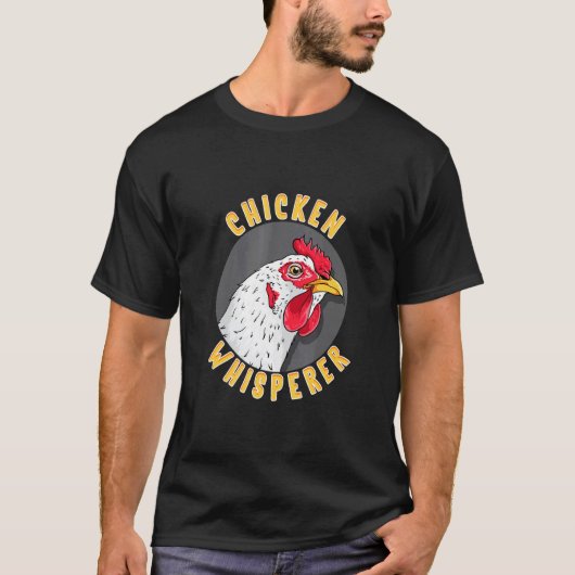 Kippenfluisteraar Kip T-shirt (Voorkant)