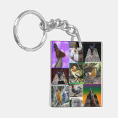 Kippenfotocollage, Sleutelhanger (Voorkant Links)