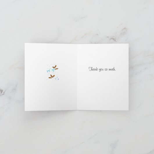 Kippenhoen Boerderij Dier Dank u Bedankkaart (Binnen)