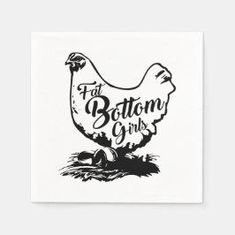 Kippenhoen Fat Bottom Napkin Servet