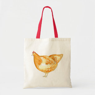 Kippenhoen Waterverf Tote Bag