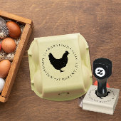 Kippenhoen zakelijk ADRES Rubberstempel