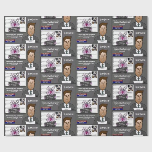 Kippenhok Coup Cadeaupapier (Vlak)