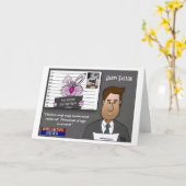 Kippenhok Coup Meesterbrein Gevouwen Kaart (Gele Bloem)