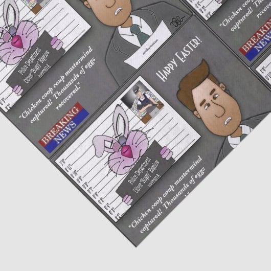 Kippenhok Coup Tissuepapier (Detail)