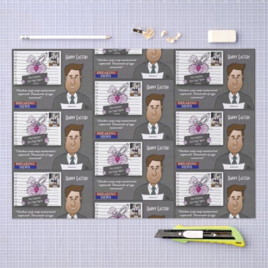 Kippenhok Coup Tissuepapier (Craft)