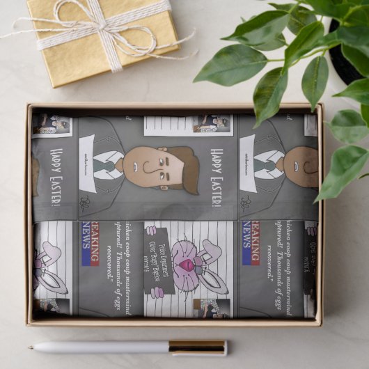 Kippenhok Coup Tissuepapier (Geschenk)