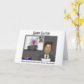 Kippenhok Coup Vouwbare Wenskaart Kaart (Gele Bloem)