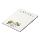 Kippenhok gepersonaliseerd notitieblok (Linkerzijde)