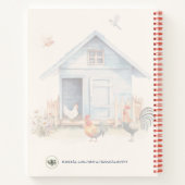 Kippenhok Manager Kinderen Zakelijk Avontuur Notitieboek (Achterkant)