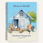 Kippenhok Manager Kinderen Zakelijk Avontuur Notitieboek (Voorkant)