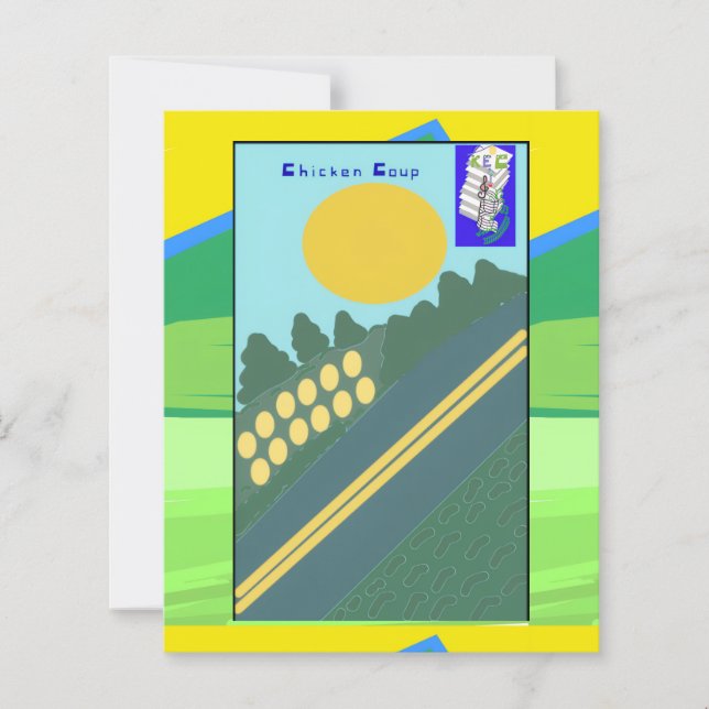 Kippenhok papier vel (Voorkant)