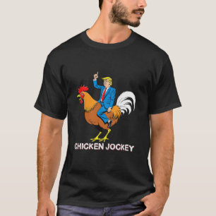 Kippenjockey Trump Grappige Meme Surrealistische H T-shirt