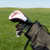 Kippenkip Monogram Initiaal Golfheadcover (Insitu)