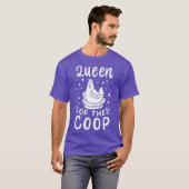 Kippenkoningin van de Coop T-shirt (Voorkant volledig)