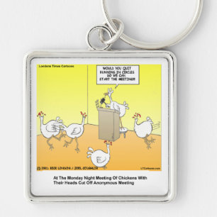Kippenkop Anonieme Cartoon Geschenken & T-shirts Sleutelhanger