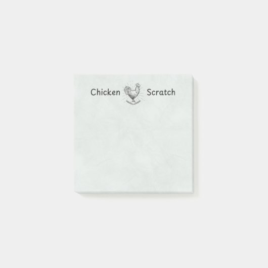Kippenkrabbel Post-It Notities | Kippen Dame Post-it® Notes (Voorkant)