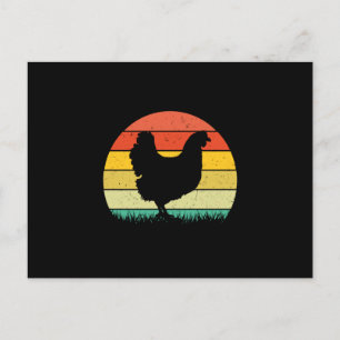 Kippenkunst Kip Retro Antiek Briefkaart