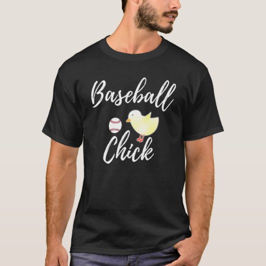 Kippenliefhebber Baseball Kip T-shirt (Voorkant)