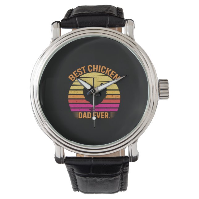 Kippenliefhebber | Beste kippenvader ooit Horloge (Voorkant)