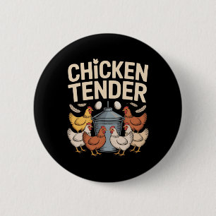 Kippenliefhebber Funny Kippenboer Pun Humor _2 Ronde Button 5,7 Cm