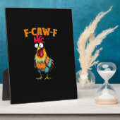 Kippenliefhebber Grappige F-Caw-F Kip Fotoplaat (Zijkant)