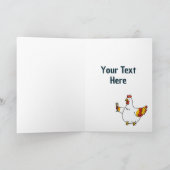 Kippenliefhebber Verjaardag 60ste Hen Pet Poultry Kaart (Binnen)