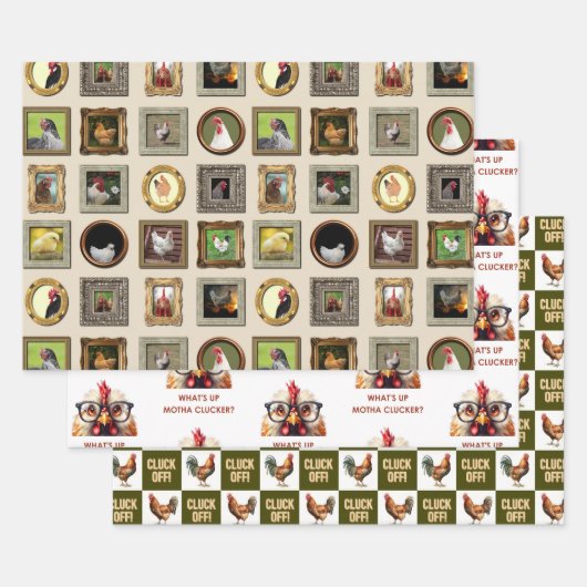 KIPPENLIEFHEBBERS SET INPAKPAPIER VEL (Set)