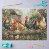 kippenlijn tissuepapier (Craft)