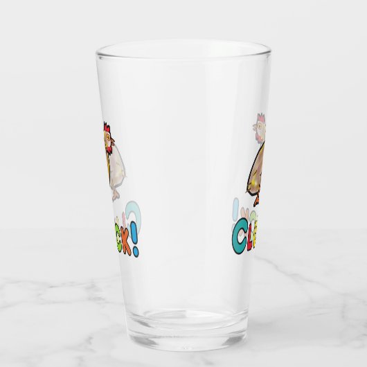 kippenlul glas (Rechts)