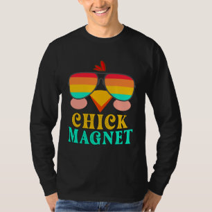Kippenmagneet & Cute Pasen Eierjacht Lente Outfit T-shirt