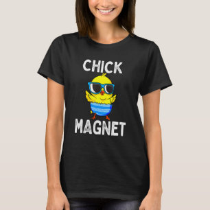 Kippenmagneet  Pasen Cute Baby Kip  Kinderen Jonge T-shirt