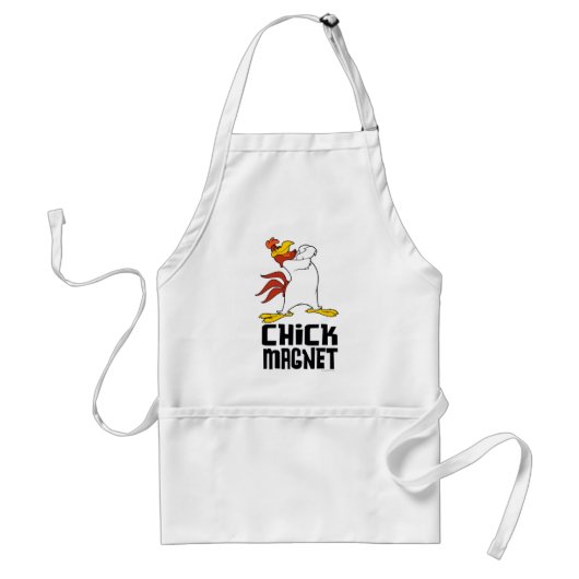 Kippenmagneet Standaard Schort (Voorkant)