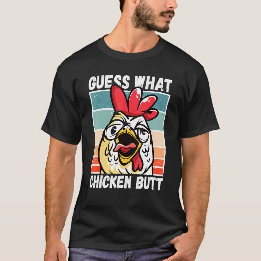 Kippenmeme Raad Wat Kippenkont T-shirt (Voorkant)