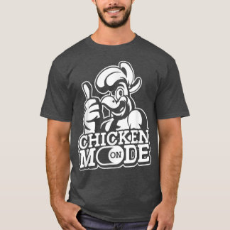 Kippenmodus op het fokken van vleeskuikens van plu t-shirt