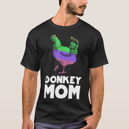 Kippenmoeder Boerderij Dier Moedersdag T-shirt (Voorkant)