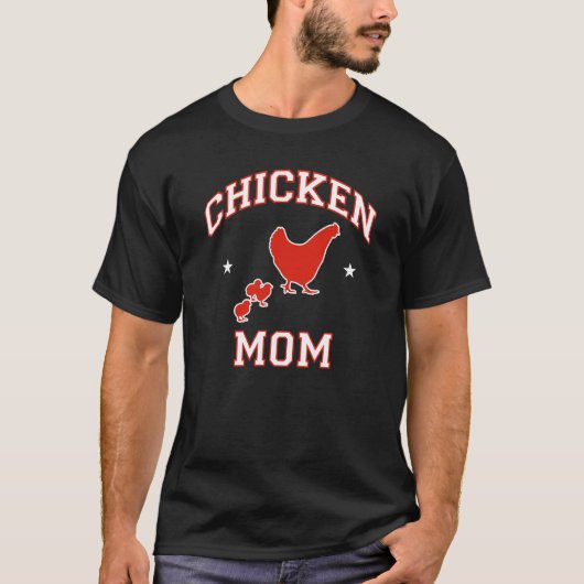 Kippenmoeder T-shirt (Voorkant)