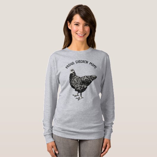 Kippenmoeder! T-shirt (Voorkant volledig)