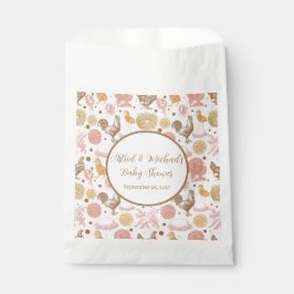  kippennest & bloemig Baby shower Bedankzakje