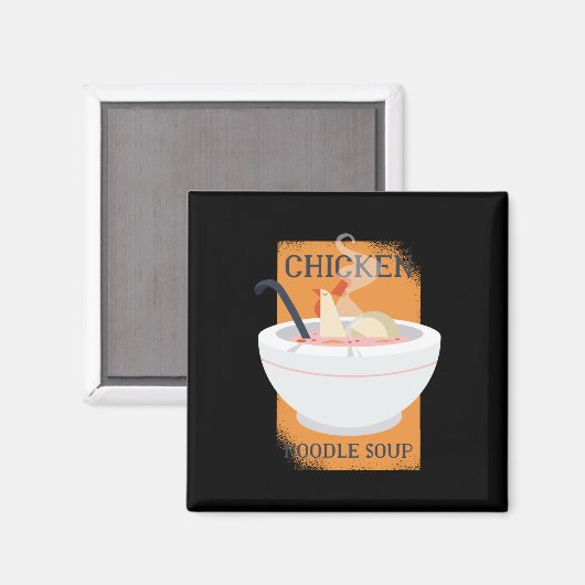 Kippennoedelsoep Magneet (Voorkant / Achterkant)