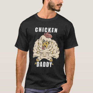 Kippenpapa Hühner Vater Landwirt Geflügelzüchte T-shirt