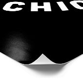 Kippenpapa Ik fok kleine dinosaurussen Perfect Poster (Hoek)