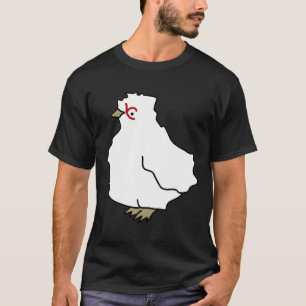 Kippenpatroonmunt t-shirt