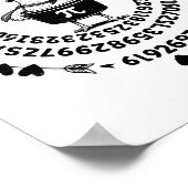 Kippenpot Holding Calculator Wiskundeleraar Pi-dag Poster (Hoek)
