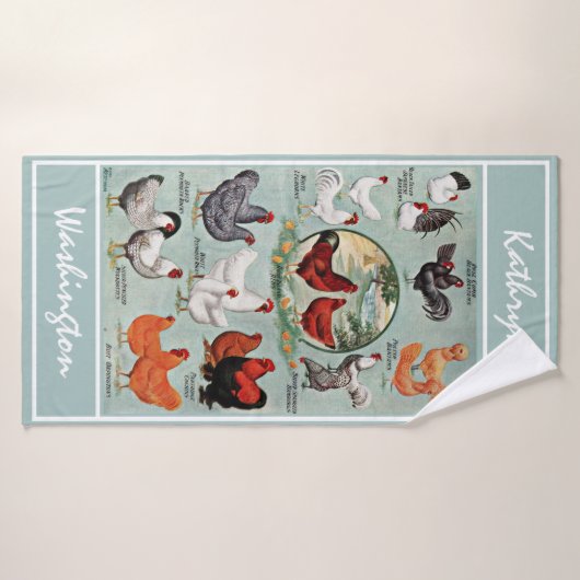  kippenrassen    badhanddoek (Badhanddoek)