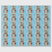  kippenrassen Patroon Verjaardag Cadeaupapier (Vlak)