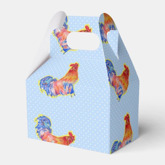 Kippenroestbakken Birthday  naam Bedankdoosjes (Achterkant)