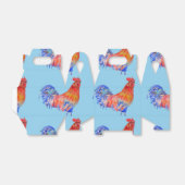 Kippenroestbakken Birthday  naam Bedankdoosjes (Uitgevouwen)