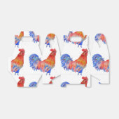 Kippenroestbakken Birthday  naam Bedankdoosjes (Uitgevouwen)