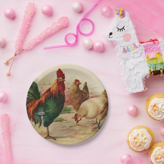 kippenrooster voor alle doeleinden bord (Feest)